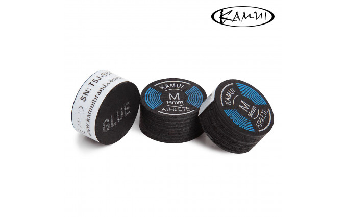 Наклейка для кия Kamui Athlete ø14мм Medium 1шт. Наклейка для кия Kamui Athlete ø14мм Medium 1шт.