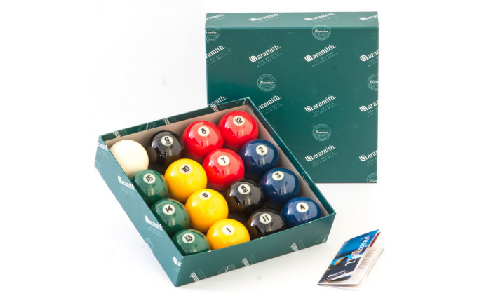 Комплект шаров 68 мм "Aramith Premier", цветные с номерами Комплект шаров 68 мм "Aramith Premier", цветные с номерами